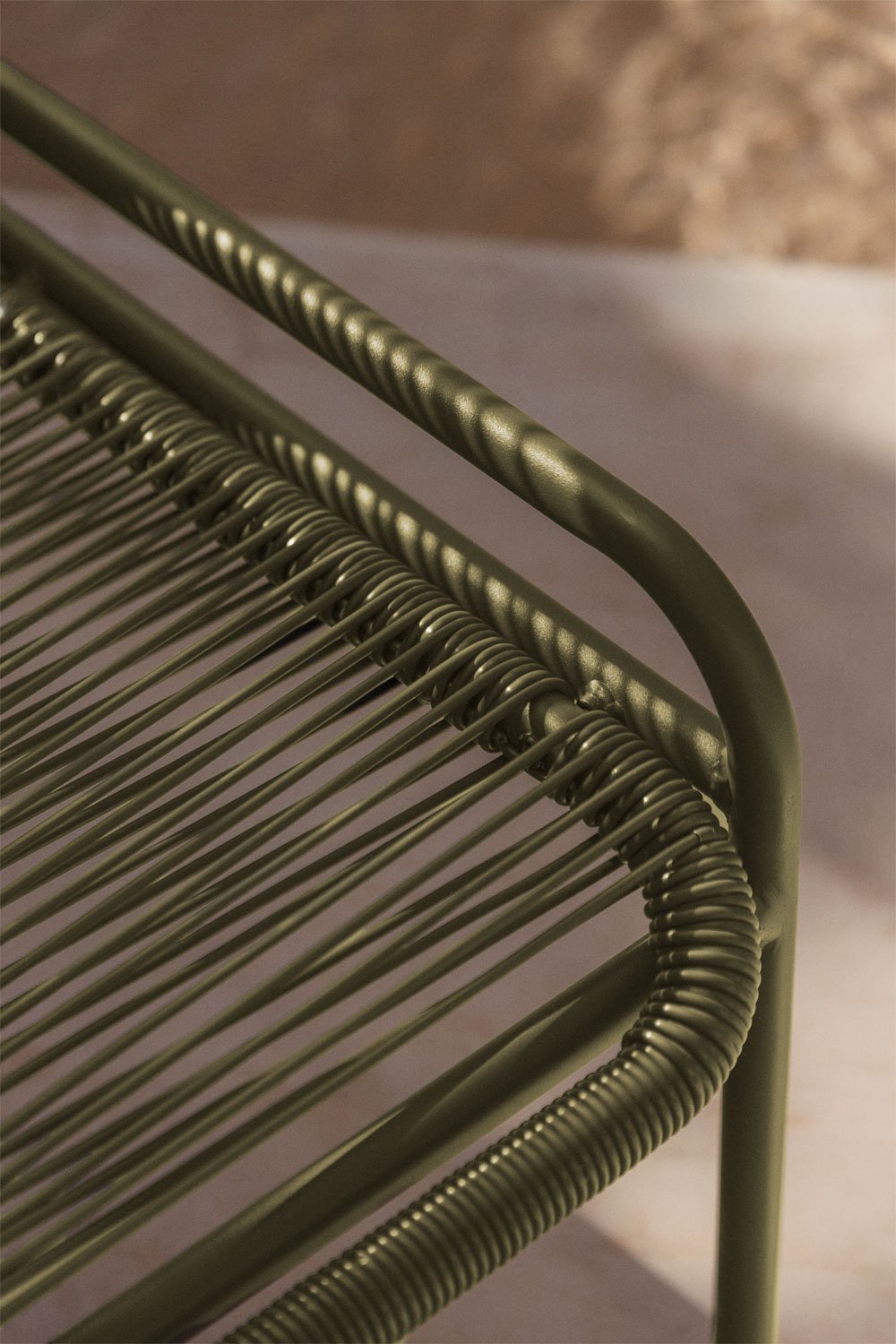 Kuorin Gartenstuhl aus Stahl und Rattan, Galeriebild 2