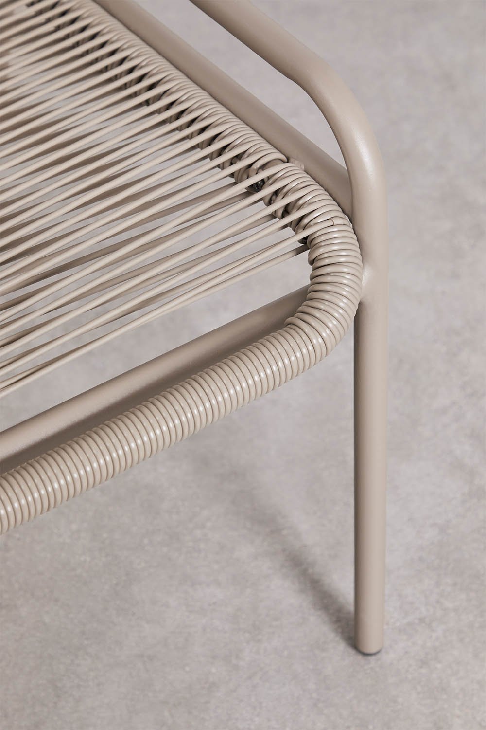 Kuorin Gartenstuhl aus Stahl und Rattan, Galeriebild 7