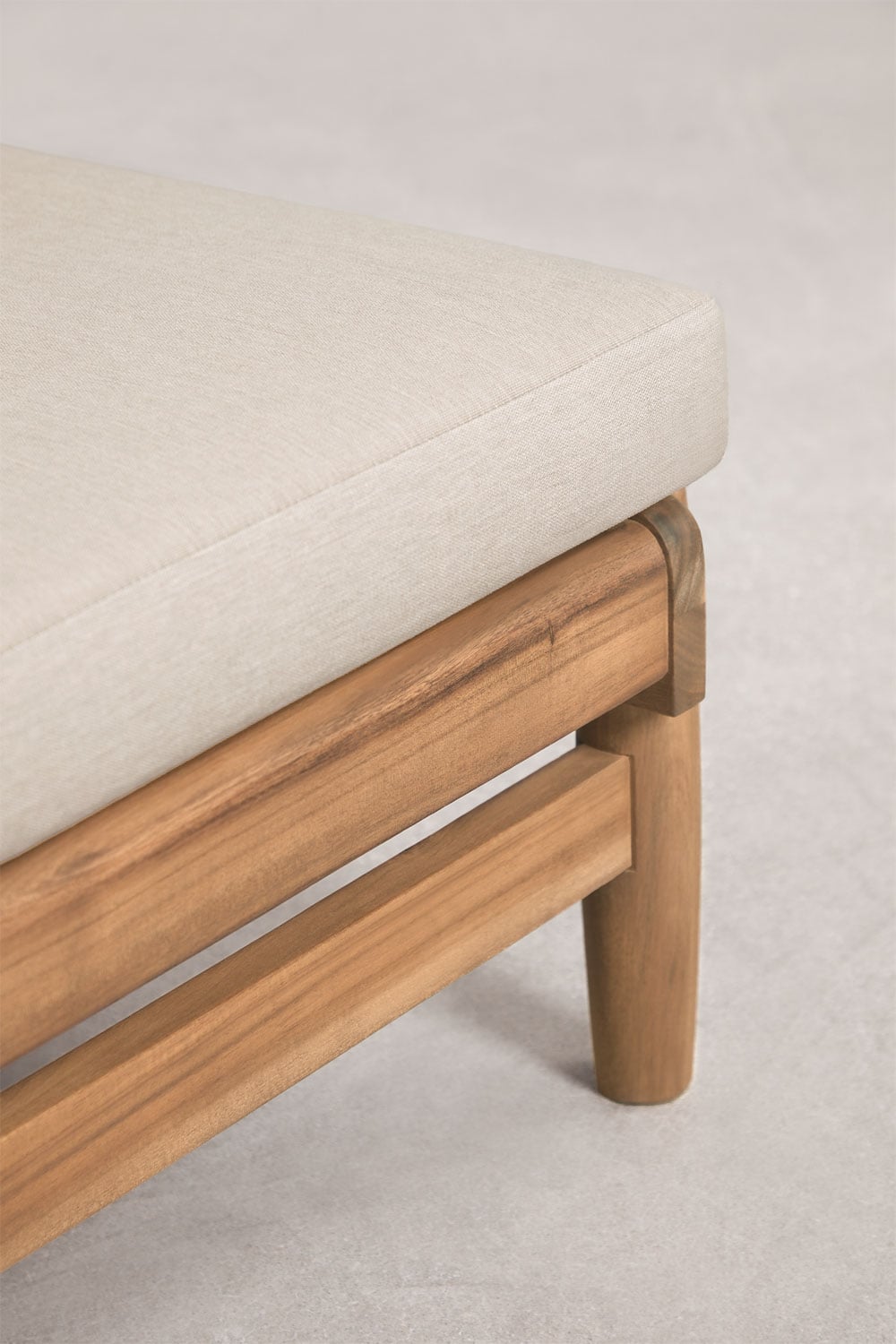 Pack mit 2 Liegestühlen aus Akazienholz und synthetischem Rattan Ribeira, Galeriebild 6