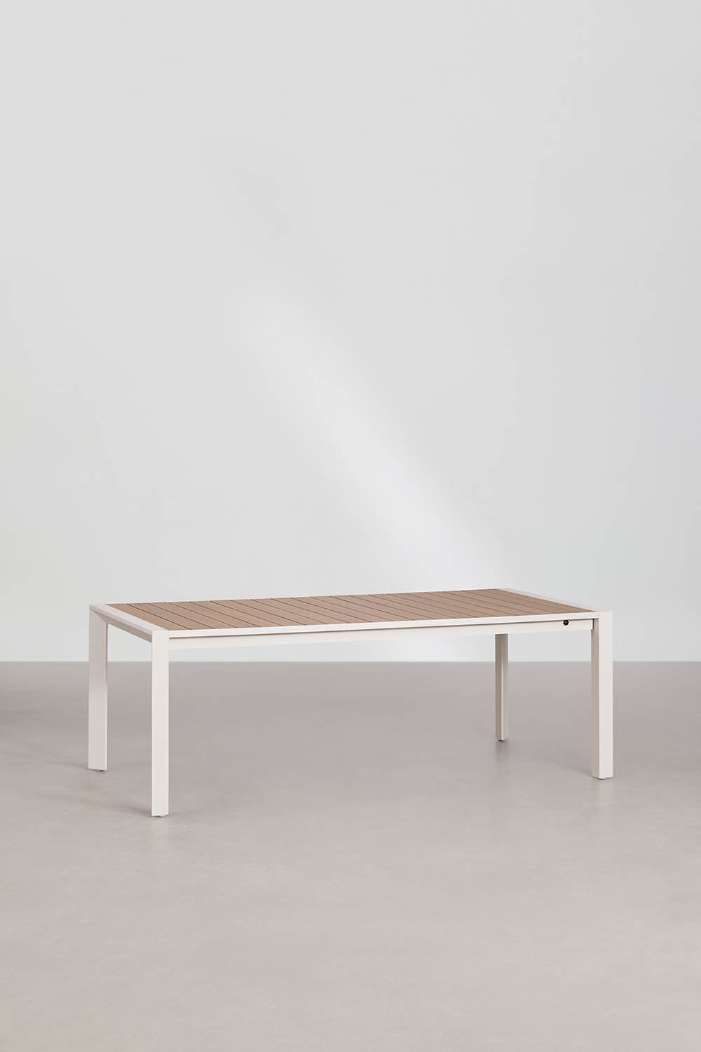 Rechteckiger ausziehbarer Esstisch 215-275x100 cm aus Aluminium Amalfi, Galeriebild 1