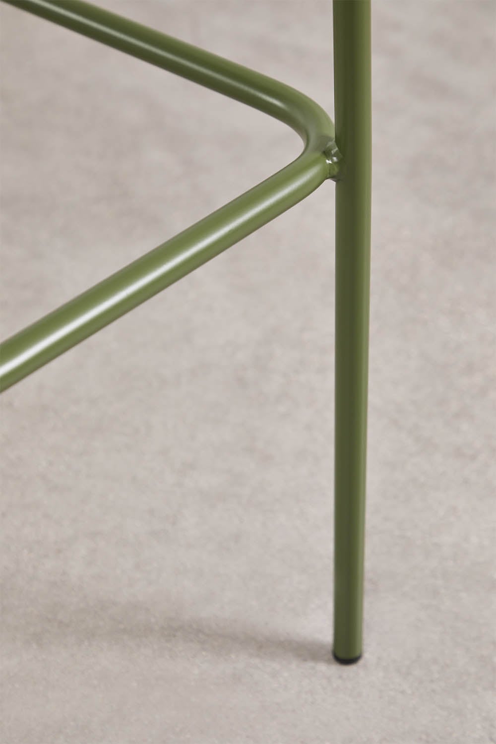 Reiven stapelbarer hoher Gartenhocker aus synthetischem Rattan, Galeriebild 5