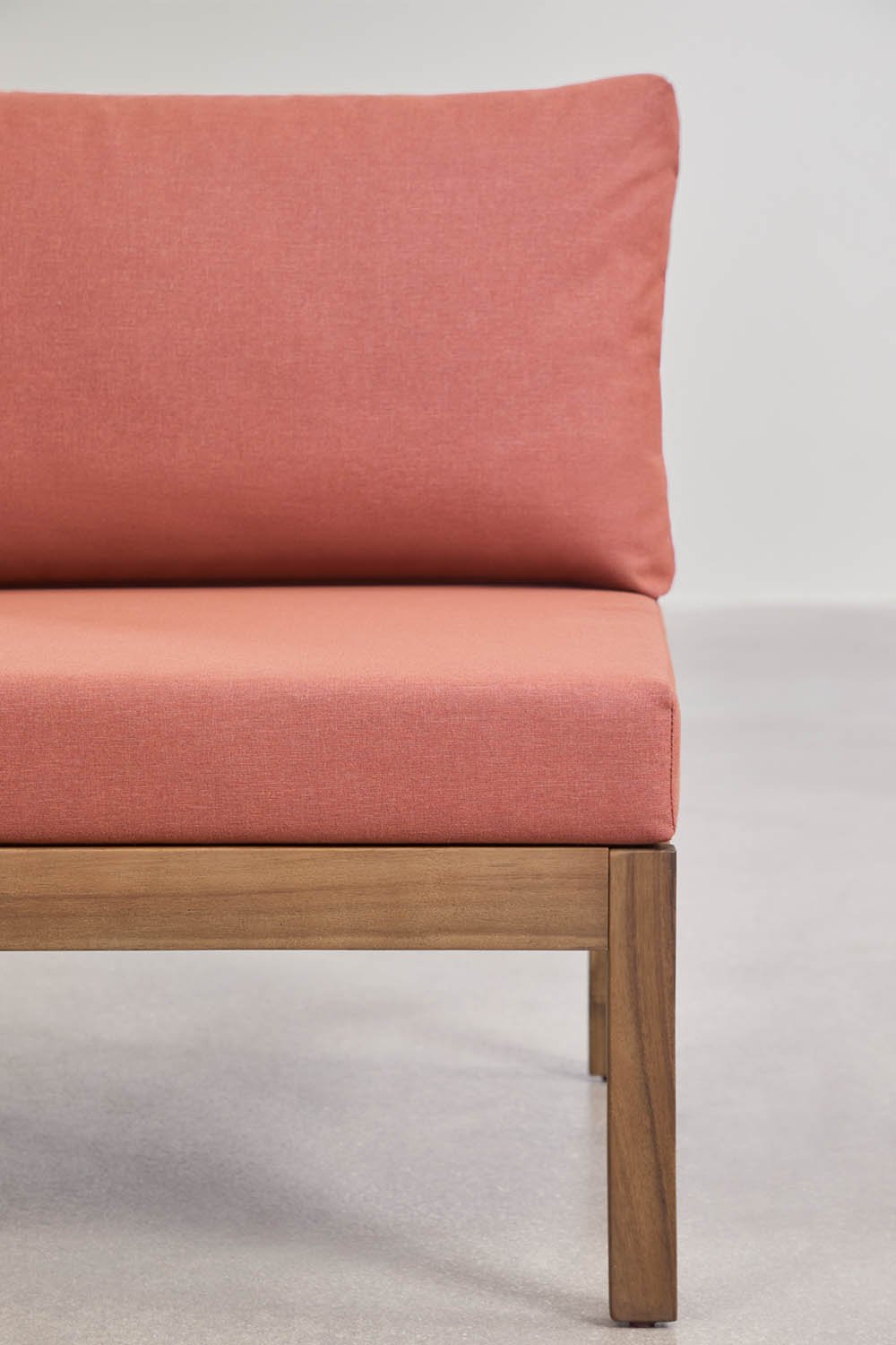 2-teiliges modulares Sofa aus Akazienholz Branson, Galeriebild 2