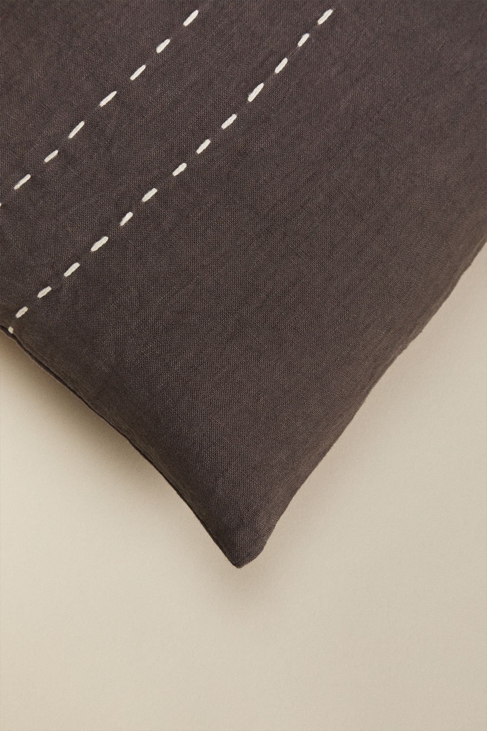 Rechteckiges Kissen 30x40 cm aus Leinen Nimia, Galeriebild 6