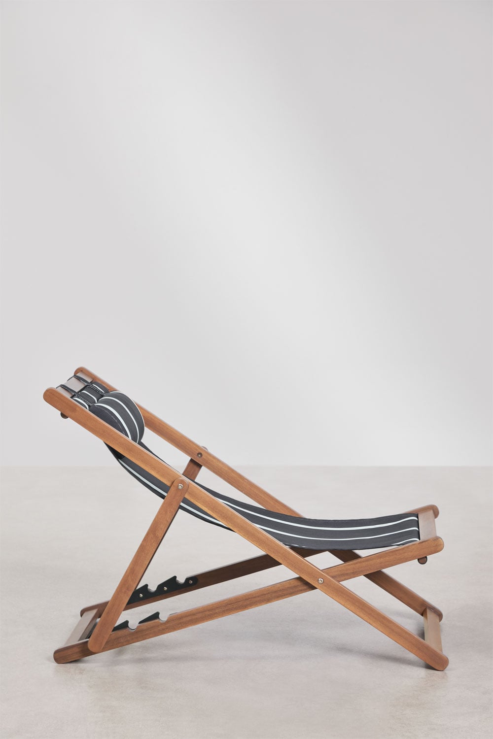 Klappbare Hängematte mit Kissen aus Holz Kardis, Galeriebild 2