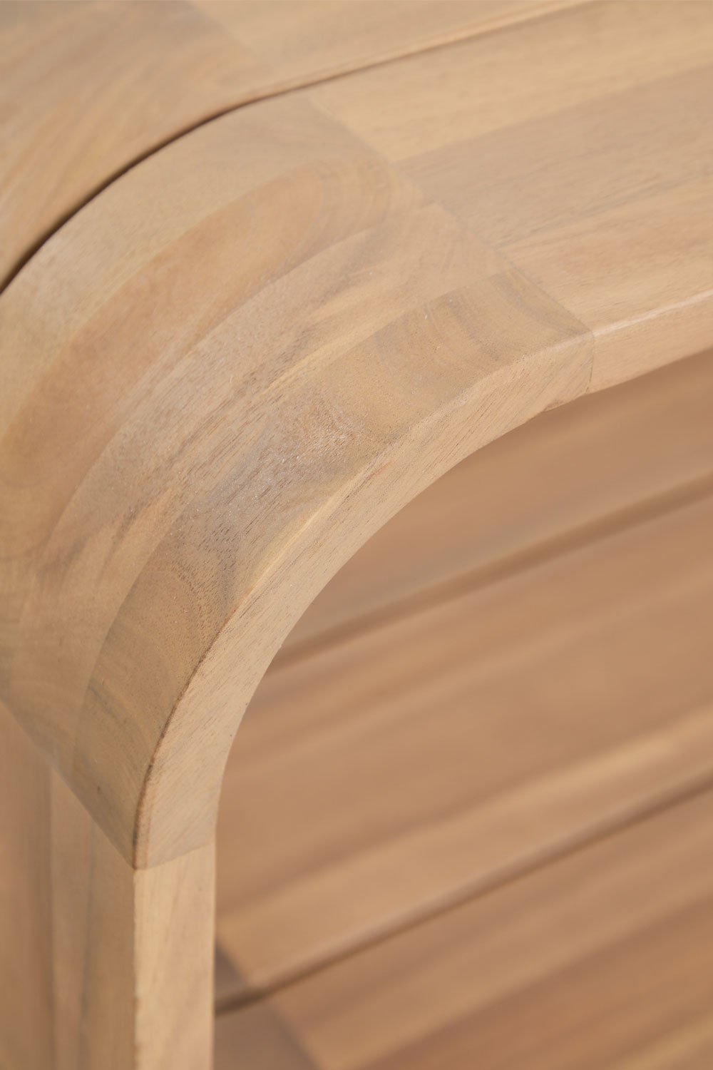 Rechteckiger Beistelltisch 85x35 cm aus Akazienholz Brivori, Galeriebild 4