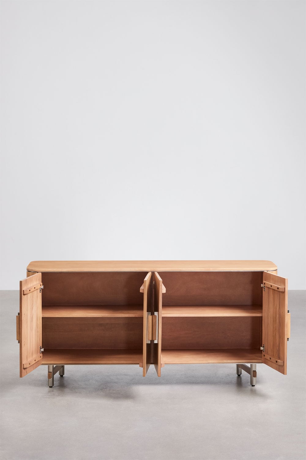 Sideboard aus Mangoholz und Stahl Osaka, Galeriebild 5
