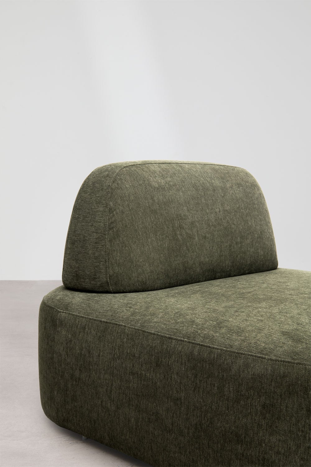 Linksseitiges 3-teiliges modulares Chaise-Longue-Sofa Giorgia, bezogen, Galeriebild 2