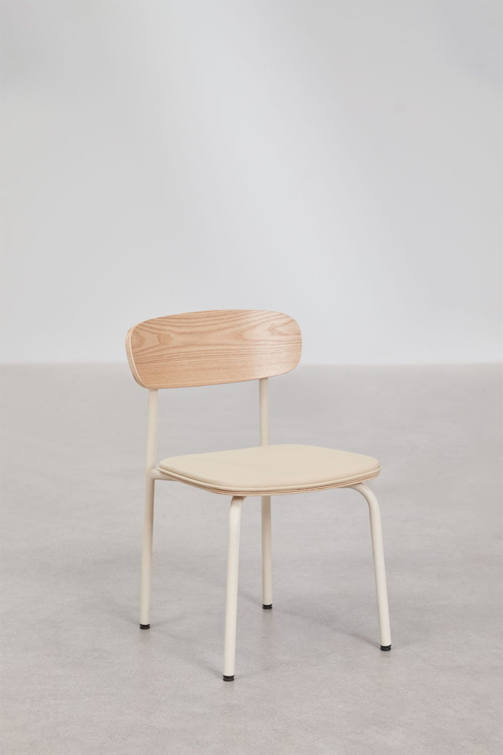 Wilpier Stuhl aus Eisen und Holz, Galeriebild 1