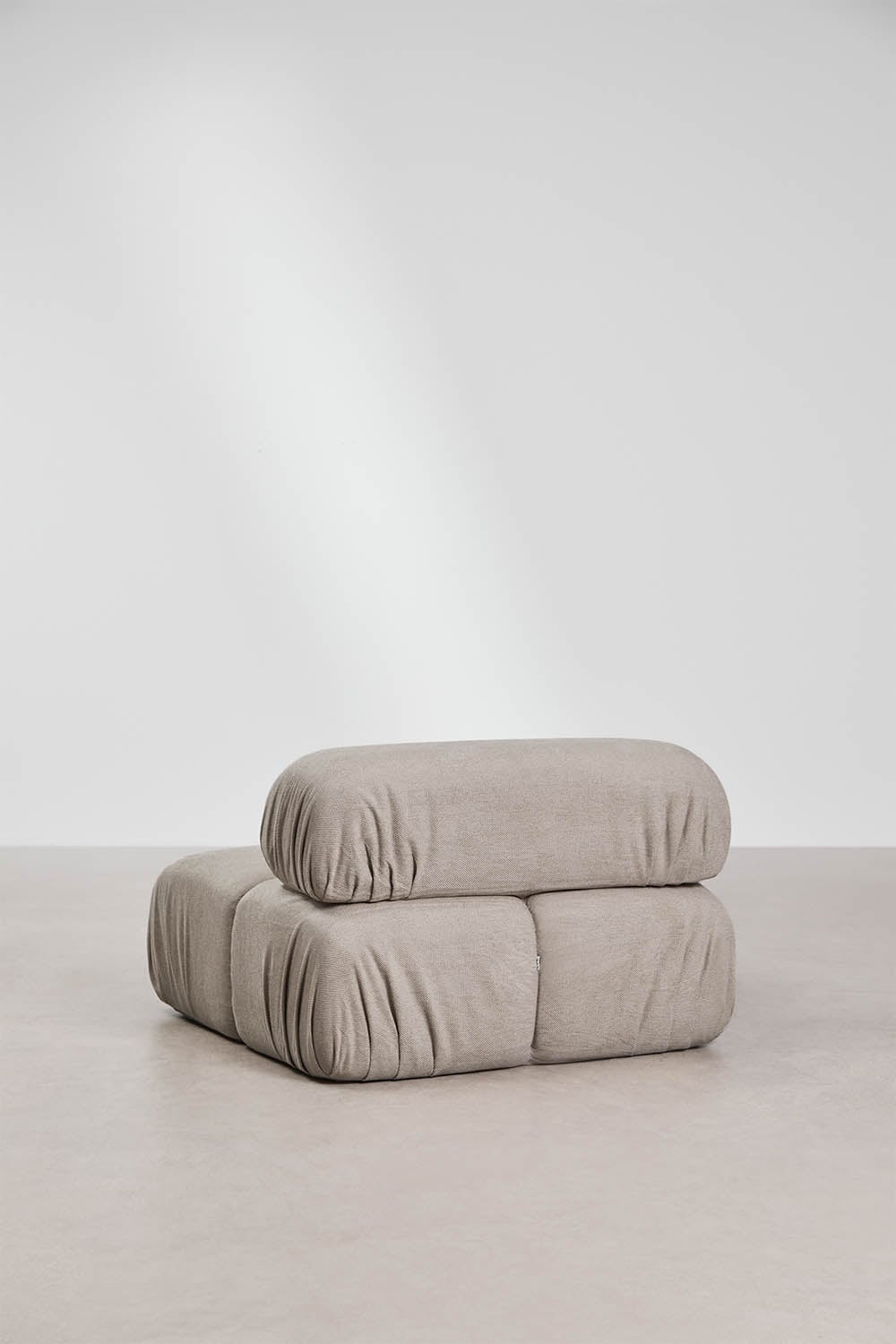 Linkes Eckmodul für modulare Bouclé-Sofas, vakuumverpackt Kendall, Galeriebild 4