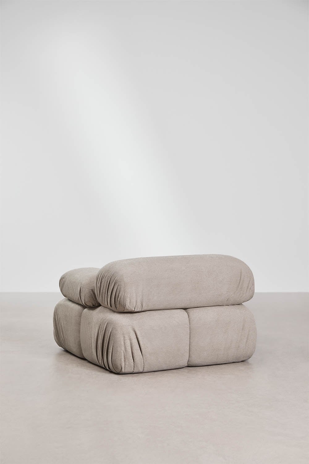 Rechtes Eckmodul für modulare Bouclé-Sofas, vakuumverpackt Kendall, Galeriebild 4