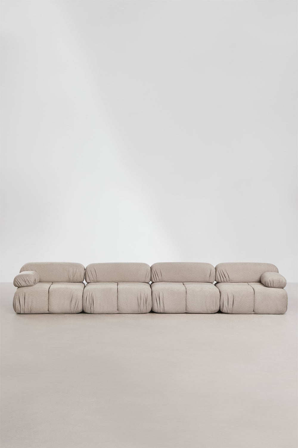 Kendall Vakuumverpacktes 4-teiliges Modulares Bouclé-Sofa, Galeriebild 3