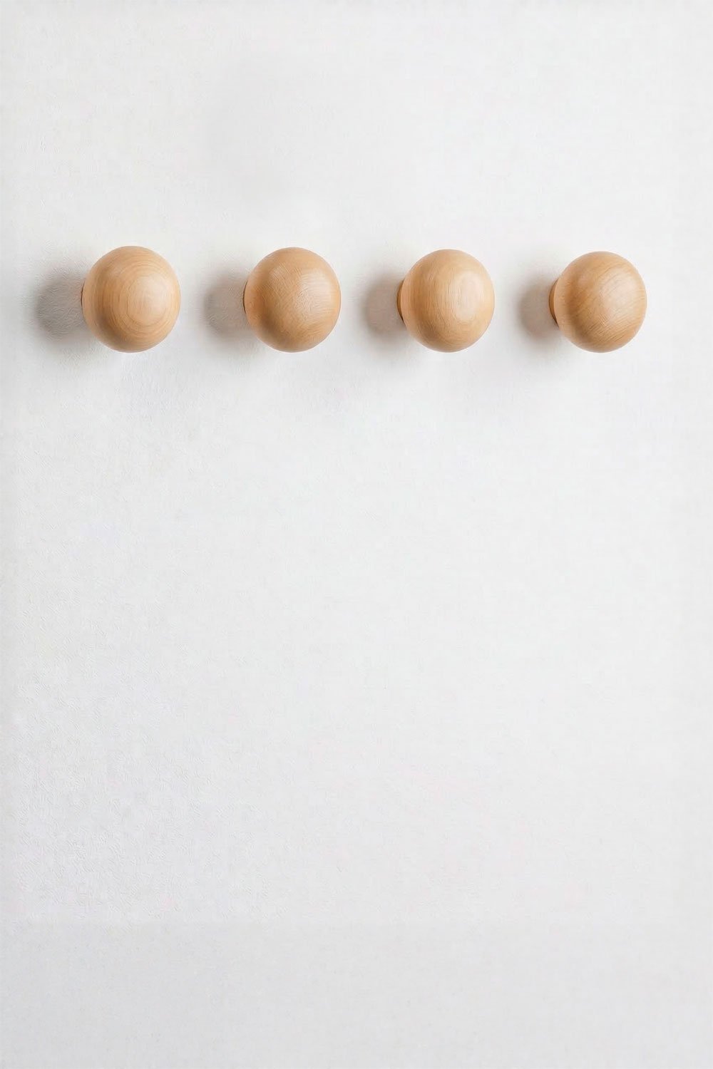 Set aus 4 Wandhaken aus Holz Crel, Galeriebild 1