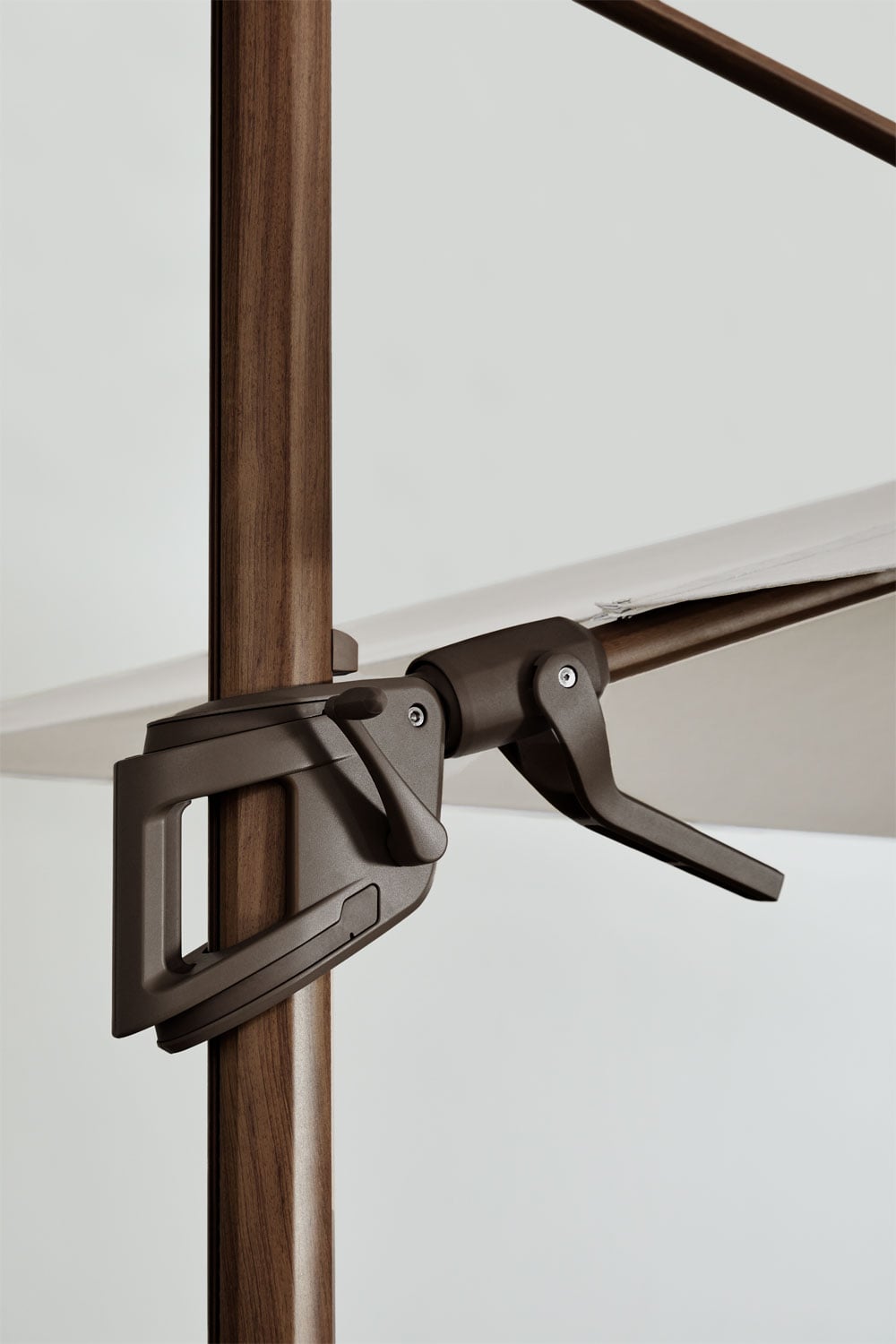 Sonnenschirm 295x295 cm aus Stoff und Aluminium Hydra, Galeriebild 8