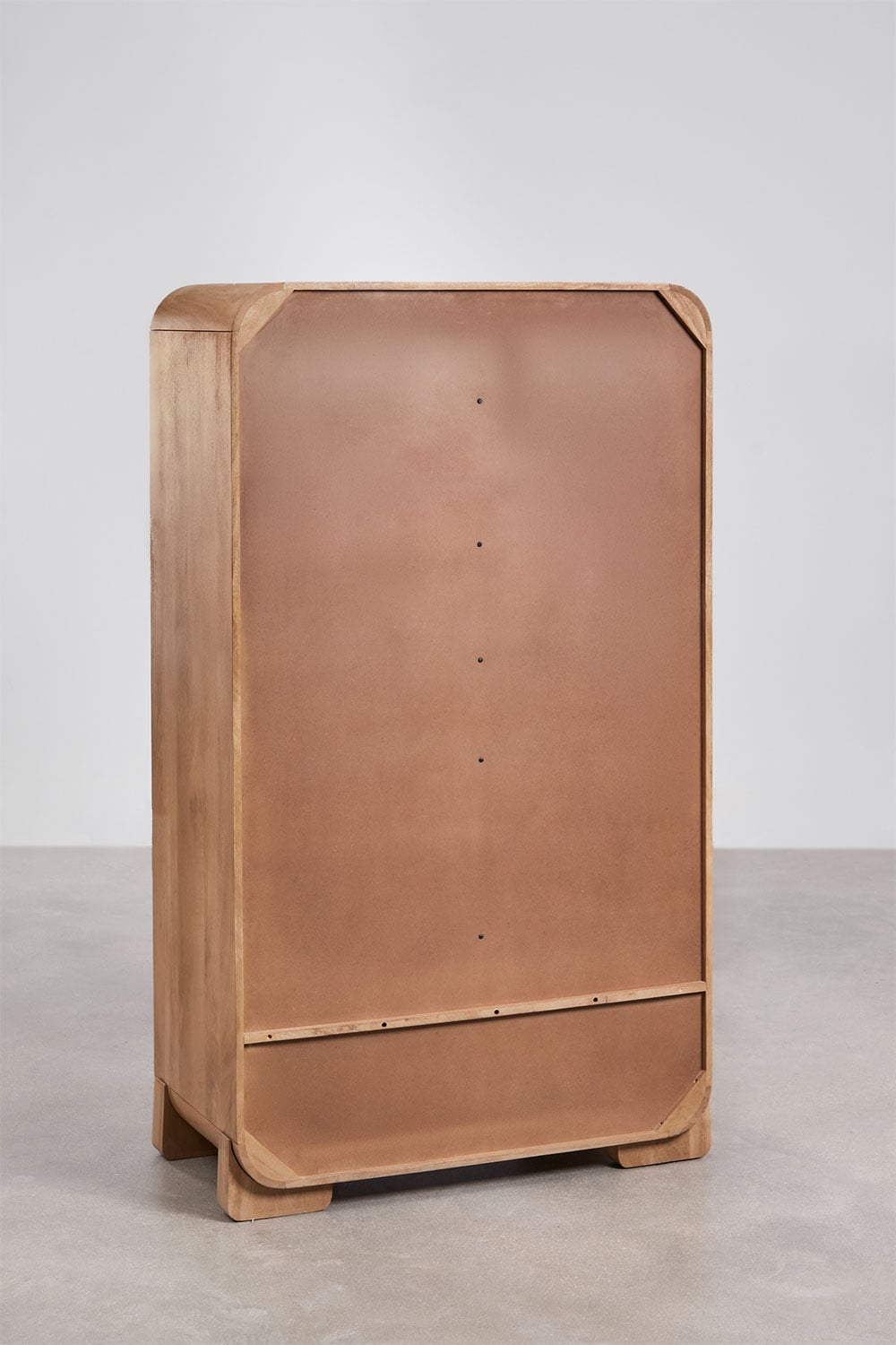 Kleiderschrank aus Mangoholz und Travertin Kivalina, Galeriebild 6