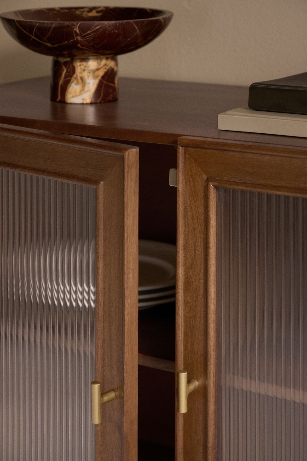 Aparador aus Mangoholz und Glas Ildara, Galeriebild 2