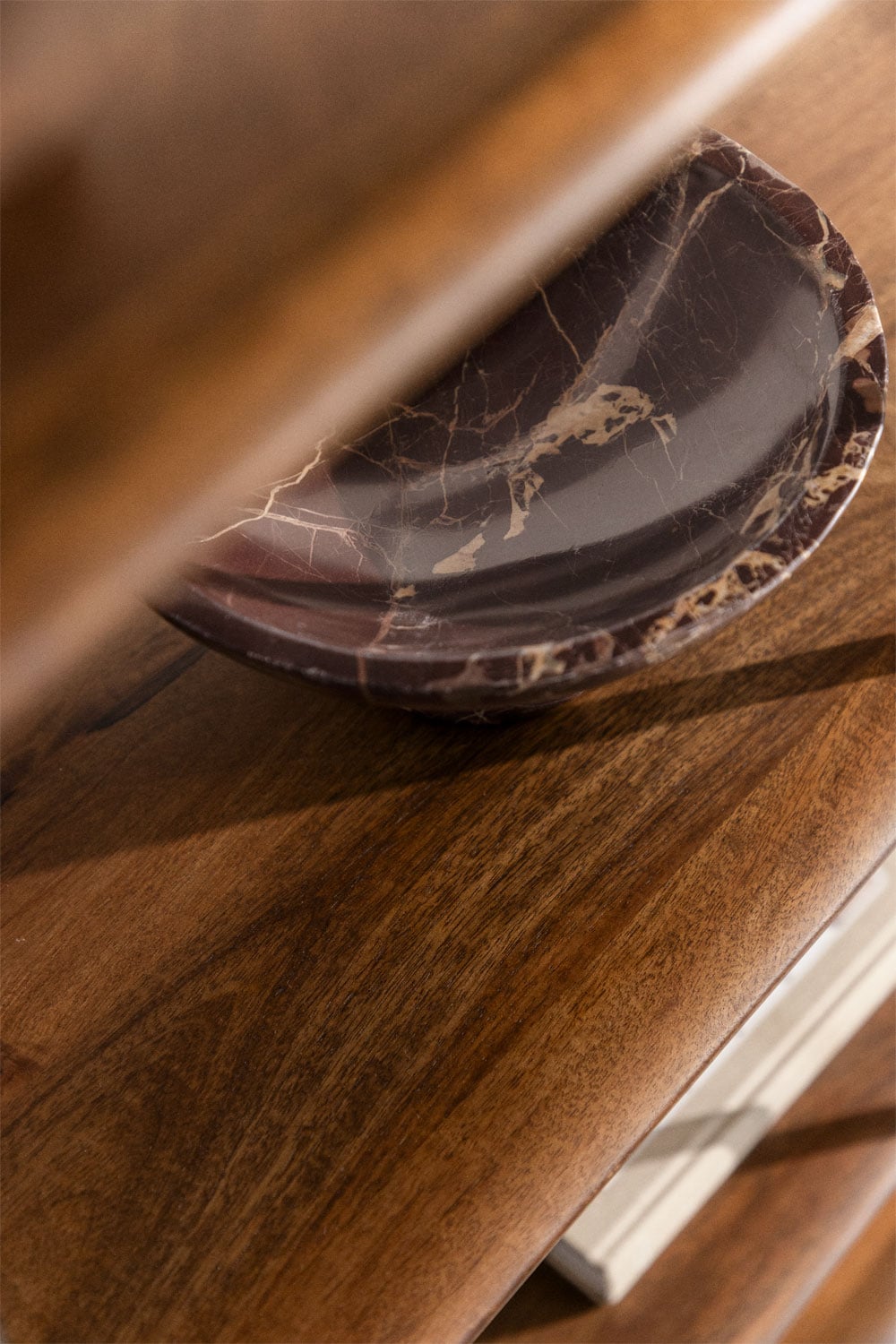 Vimara Regal aus Mangoholz und Edelstahl, Galeriebild 2