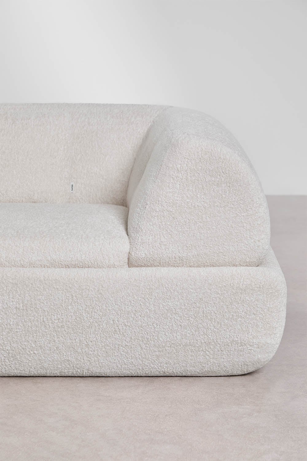 2-Sitzer-Sofa aus vakuumverpacktem Teddyplüsch Mirabel, Galeriebild 2