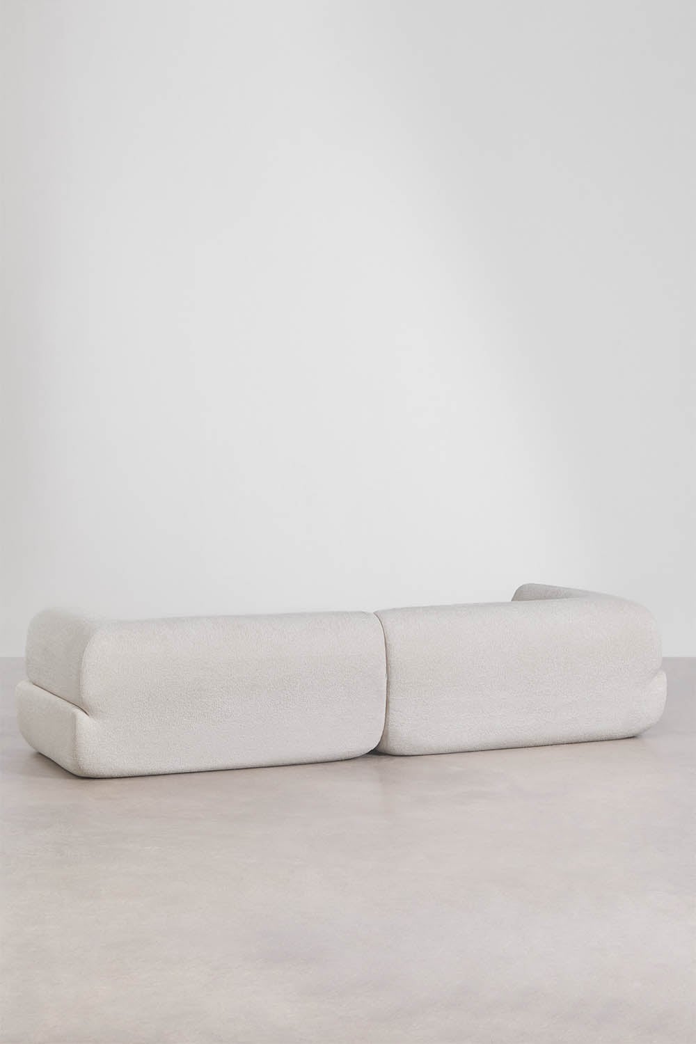 2-Sitzer-Sofa aus vakuumverpacktem Teddyplüsch Mirabel, Galeriebild 5