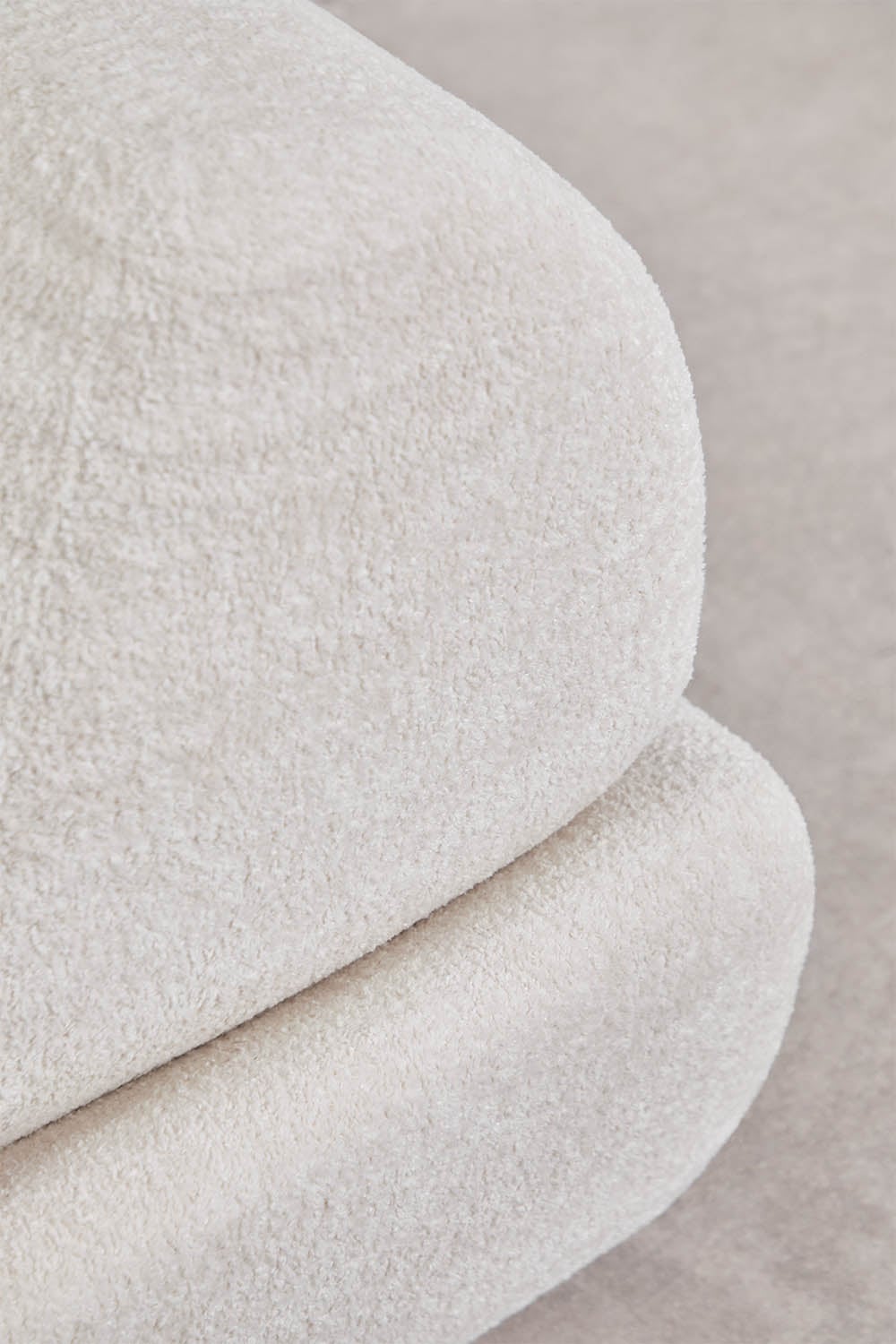 2-Sitzer-Sofa aus vakuumverpacktem Teddyplüsch Mirabel, Galeriebild 6