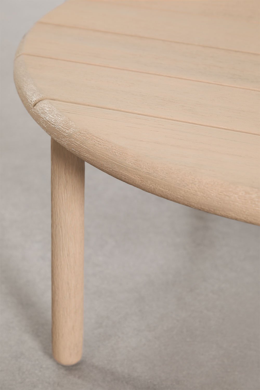 Wohnzimmerset mit 2 Sesseln und 2 runden Couchtischen aus Akazienholz Olivia, Galeriebild 11