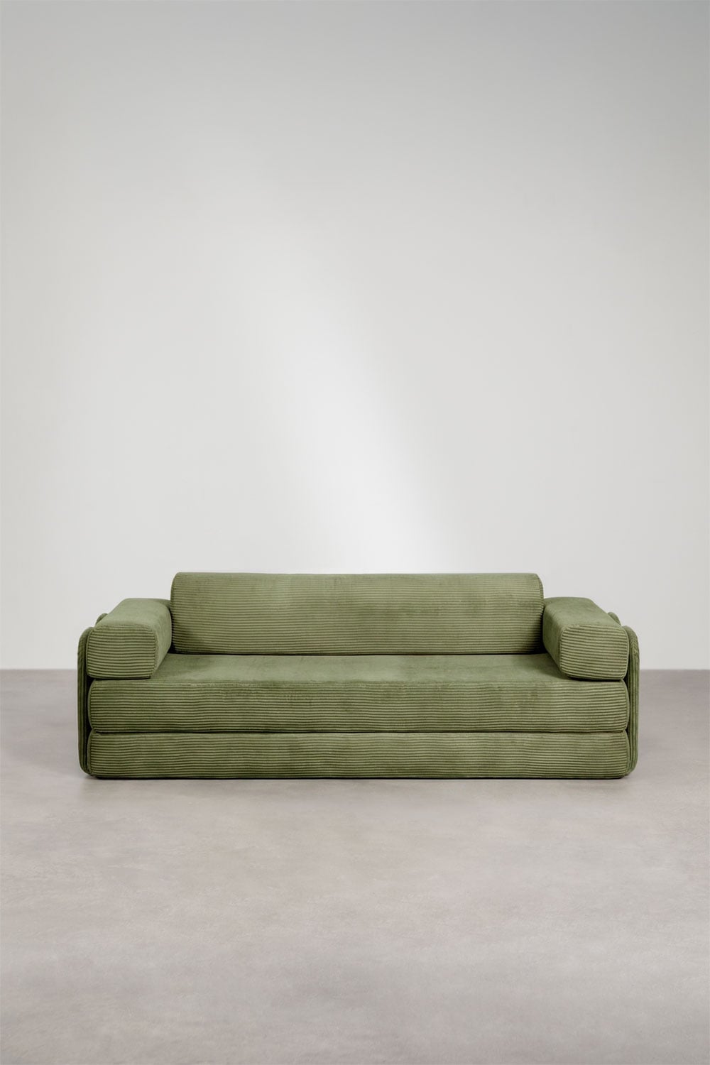 Zweisitziges Schlafsofa aus Vakuumverpacktem Cordstoff Paoly, Galeriebild 7