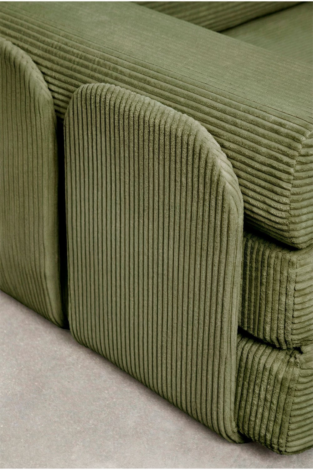 Zweisitziges Schlafsofa aus Vakuumverpacktem Cordstoff Paoly, Galeriebild 8