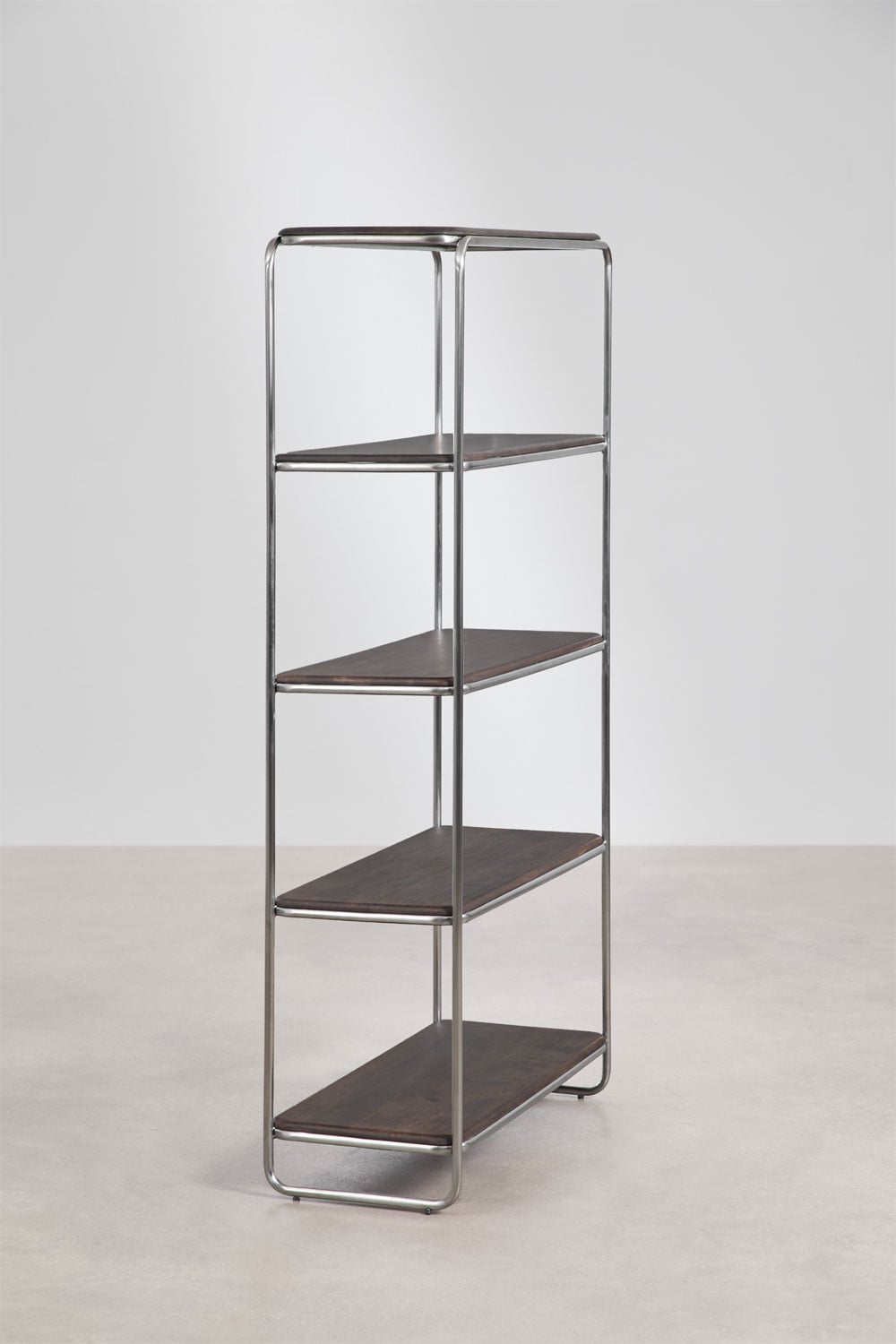 Akazienholz- und Edelstahlregal Altrex, Galeriebild 2