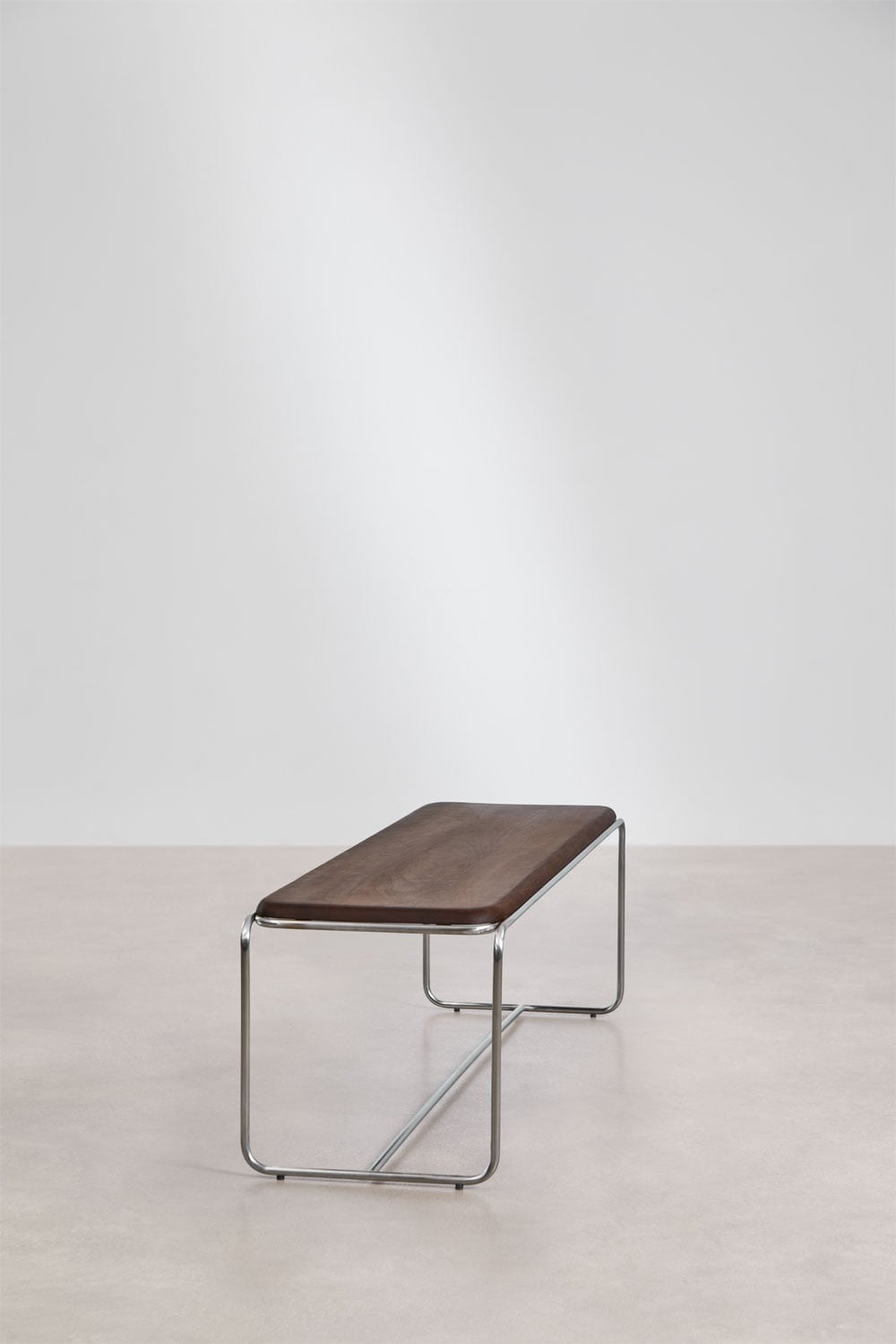 160 cm Bank aus Akazienholz und Edelstahl Altrex, Galeriebild 2