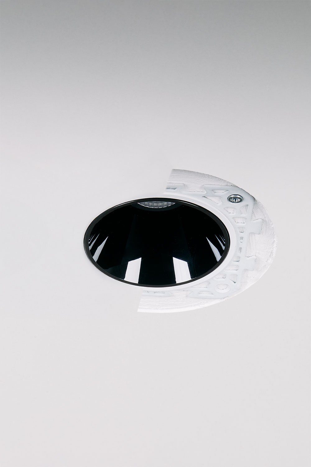 Pack mit 2 rahmenlosen, runden, einbaubaren LED-Downlights aus Aluminium Luisiana, Galeriebild 3
