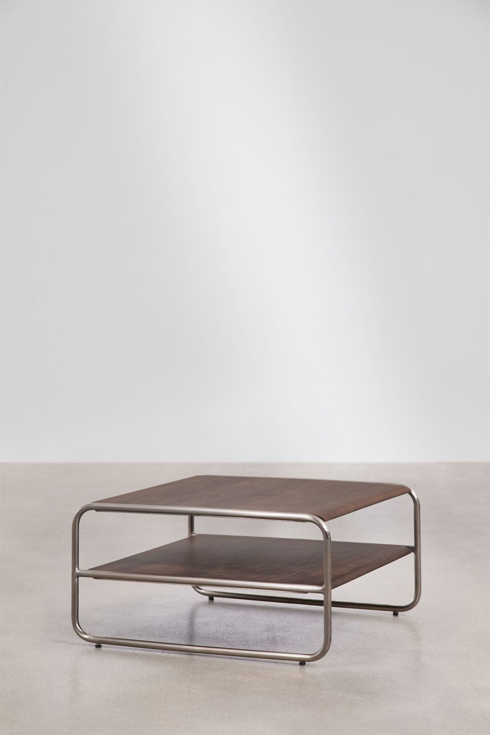 Altrex Couchtisch aus Akazienholz und Edelstahl, Galeriebild 2