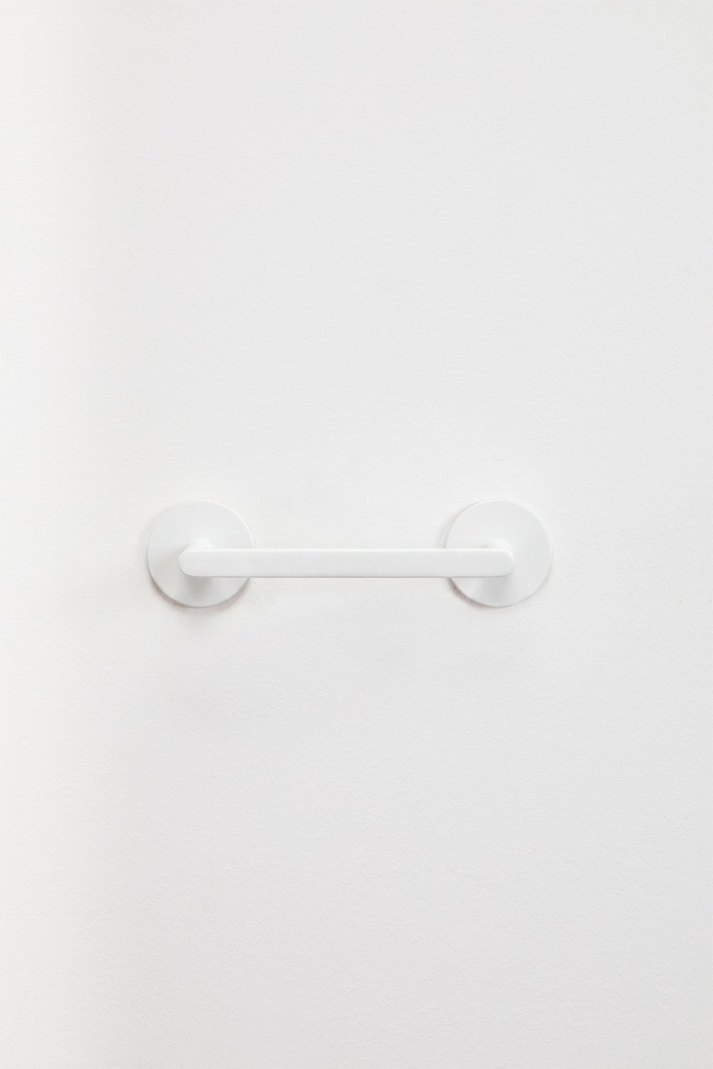 Toilettenpapierhalter aus Edelstahl in Weiß Caldrumi, Galeriebild 3