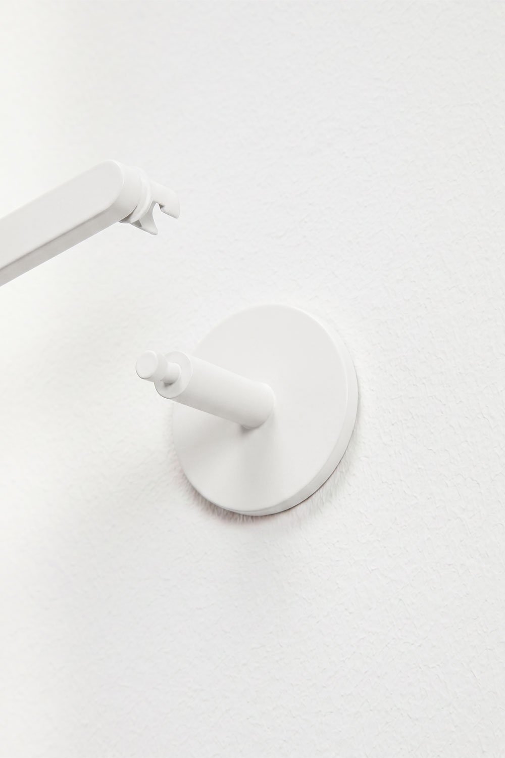 Toilettenpapierhalter aus Edelstahl in Weiß Caldrumi, Galeriebild 4