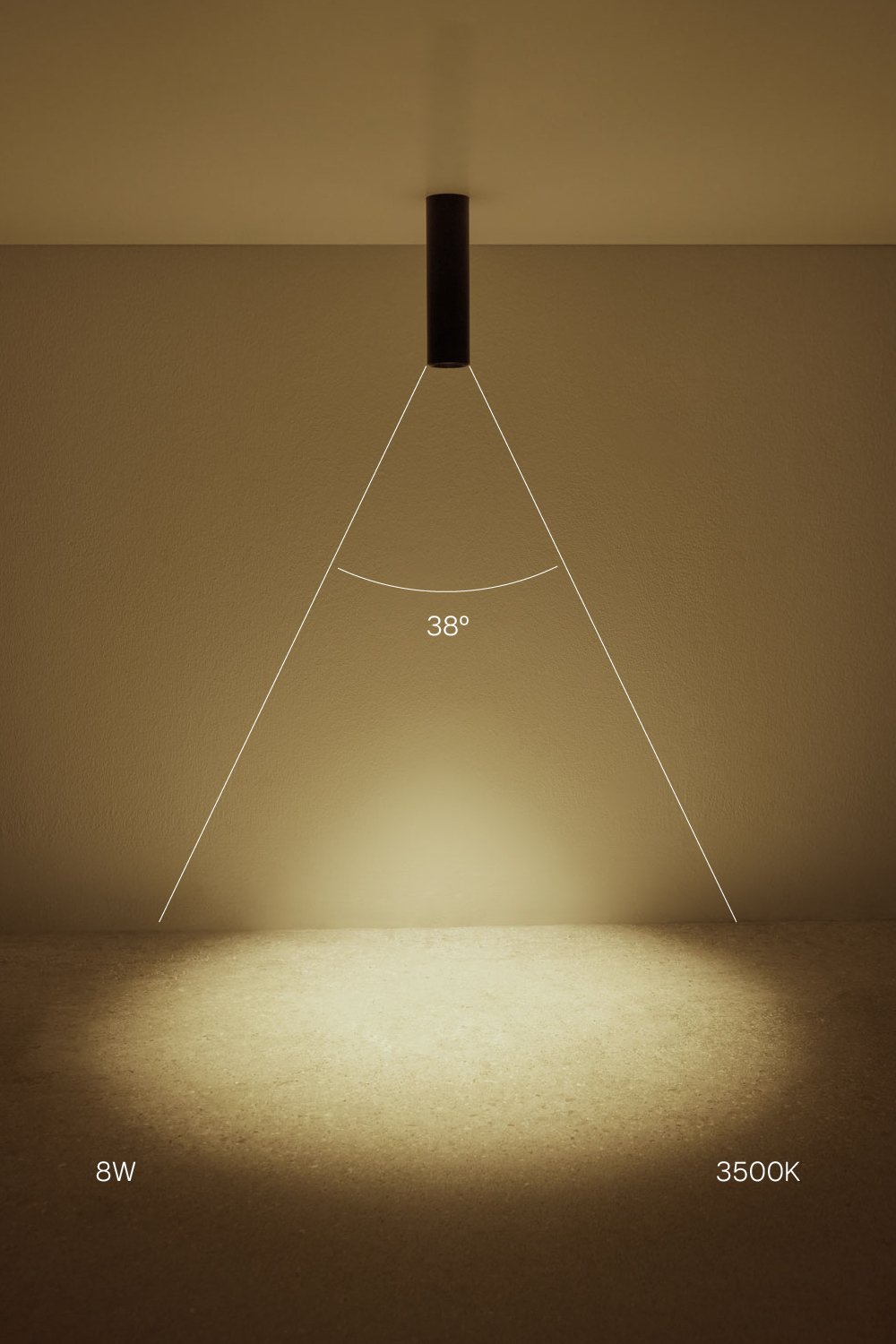 Rundes LED-Deckenaufbauleuchte Ø7,2 cm aus Aluminium Luisiana, imagen de galeria 2
