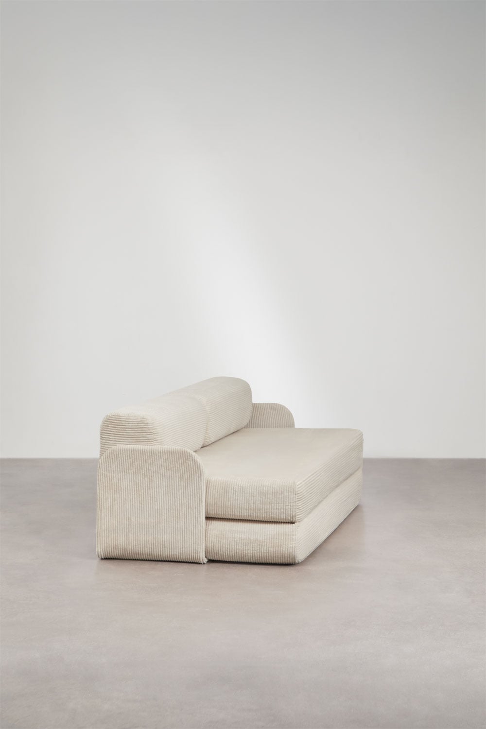 Zweisitziges Schlafsofa aus Vakuumverpacktem Cord Kyoto, Galeriebild 5