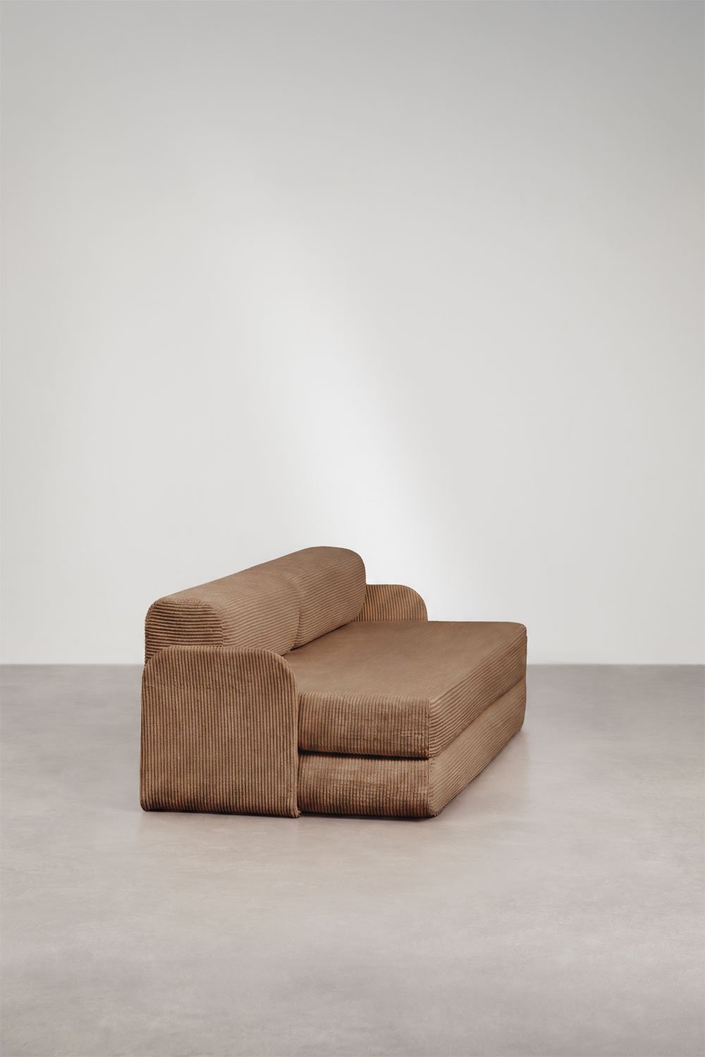 Zweisitziges Schlafsofa aus Vakuumverpacktem Cord Kyoto, Galeriebild 5