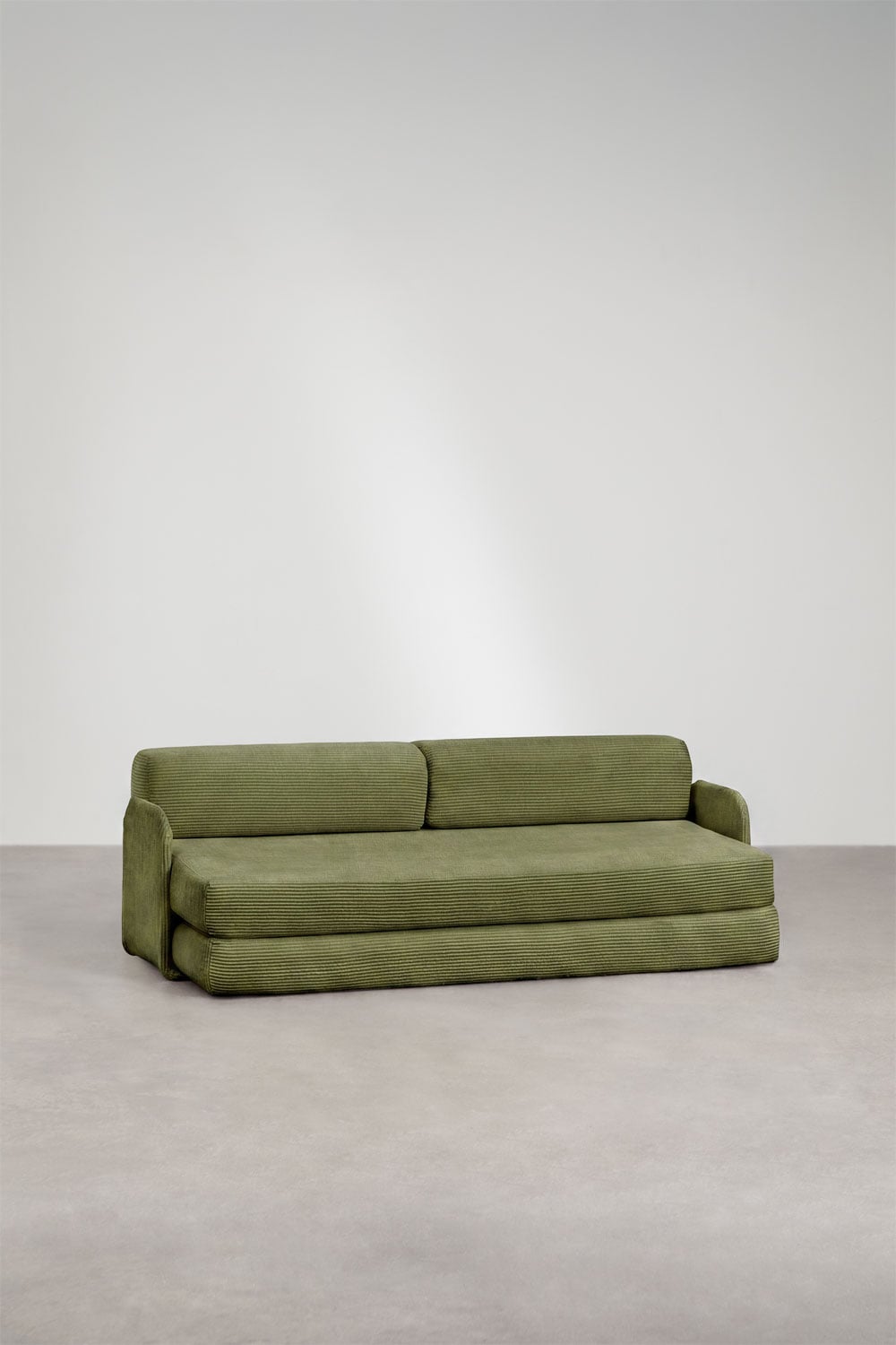 Zweisitziges Schlafsofa aus Vakuumverpacktem Cord Kyoto, Galeriebild 3