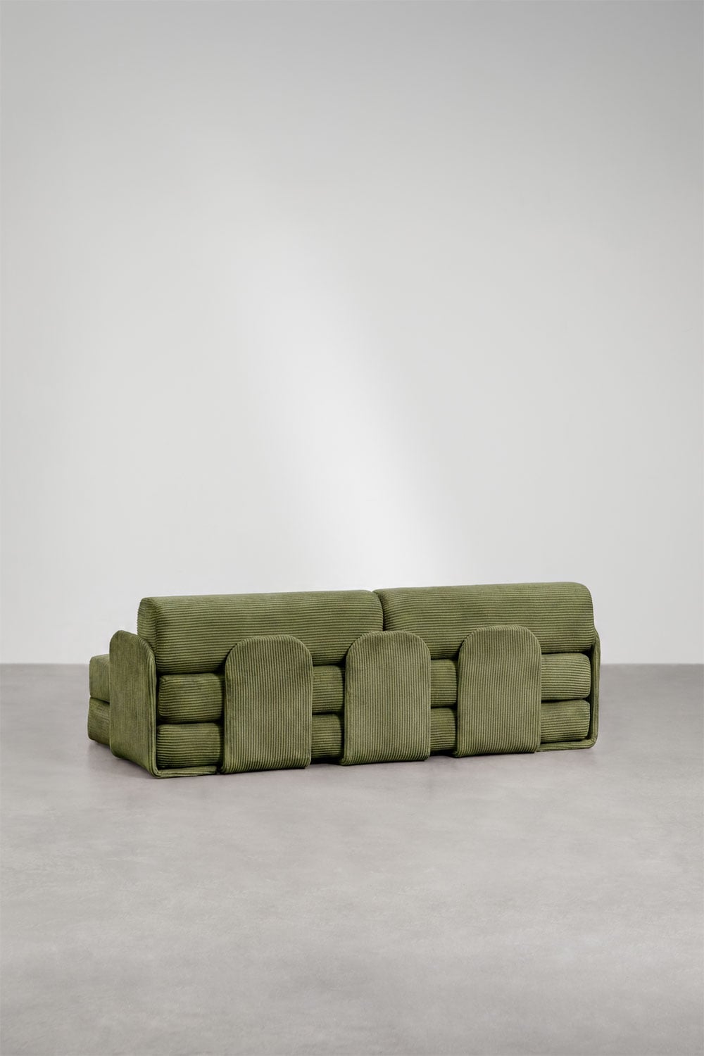 Zweisitziges Schlafsofa aus Vakuumverpacktem Cord Kyoto, Galeriebild 4