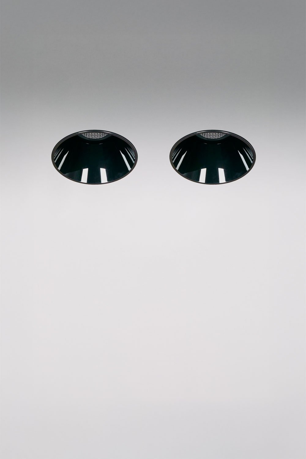 2er-Pack LED-Einbauleuchten, rahmenlos, rund, Ø 5,3 cm, aus Aluminium Luisiana, imagen de galeria 1
