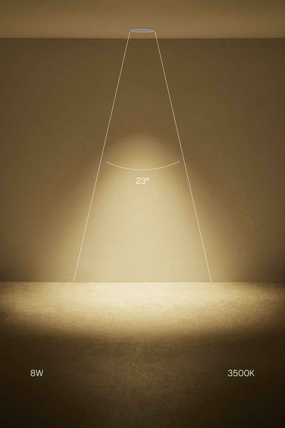 Pack mit 4 rahmenlosen, runden, eingelassenen LED-Downlights Ø6,8 cm aus Aluminium Luisiana, imagen de galeria 2
