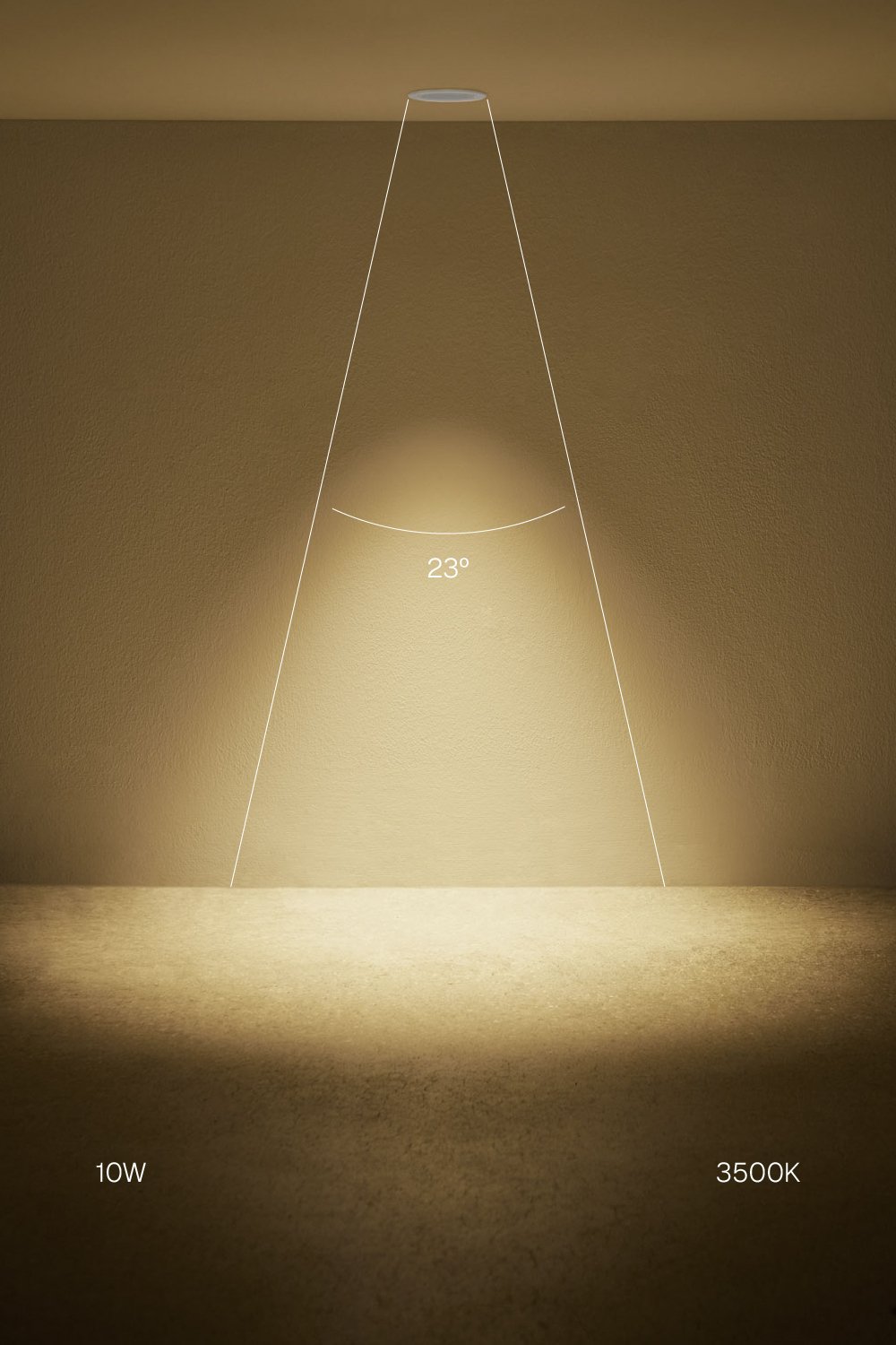 Pack mit 4 rahmenlosen, runden, eingelassenen LED-Downlights Ø6,8 cm aus Aluminium Luisiana, imagen de galeria 2