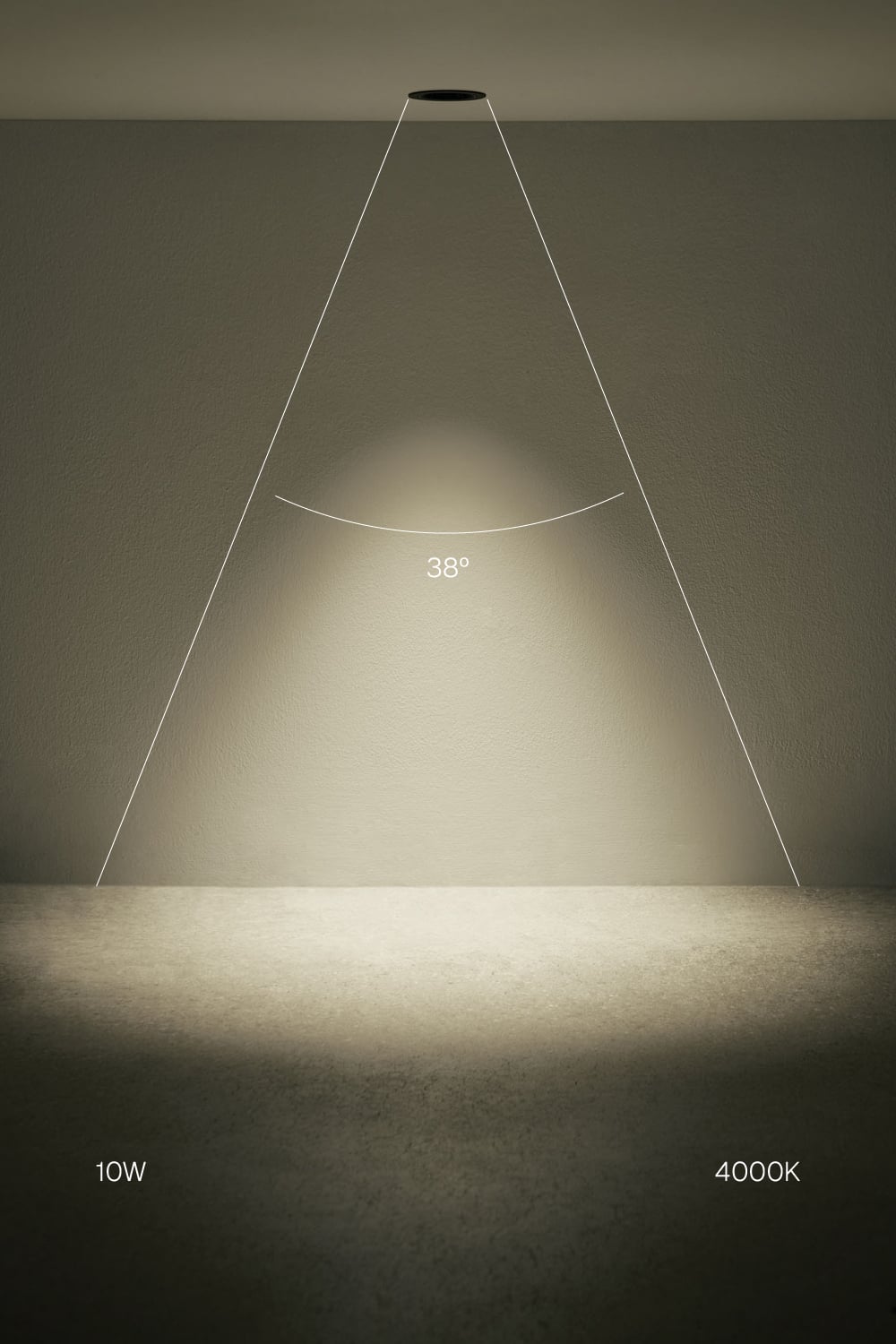 Pack mit 4 rahmenlosen, runden, eingelassenen LED-Downlights Ø6,8 cm aus Aluminium Luisiana, imagen de galeria 2