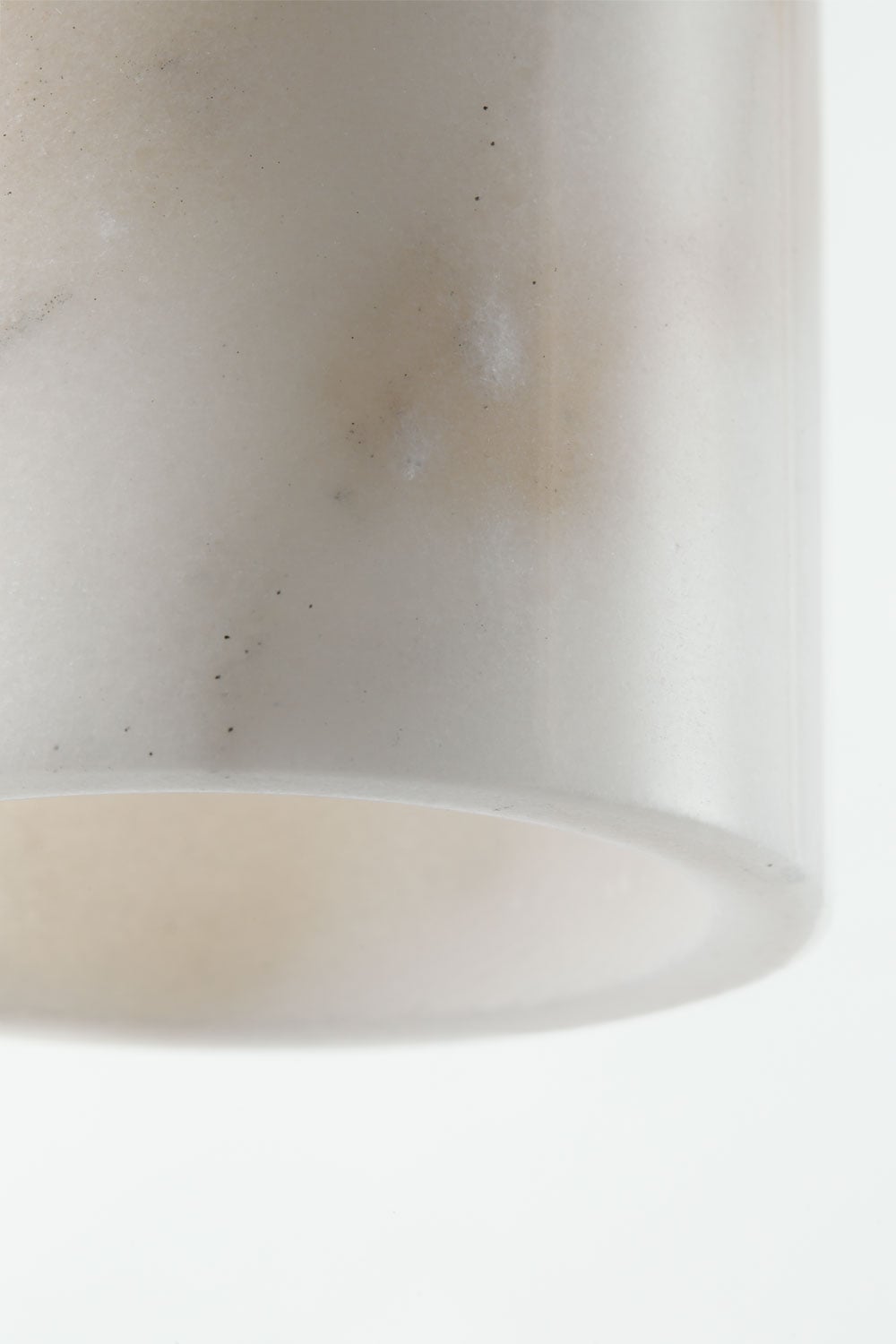 Hängende Deckenlampe aus Alabaster und Holz Rauma, Galeriebild 5