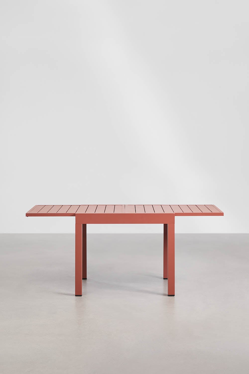 Set aus rechteckigem Tisch 90-180x90 cm aus ausziehbarem Aluminium Starmi und 8 Gartenstühlen aus synthetischem Rattan und Stahl, Galeriebild 5