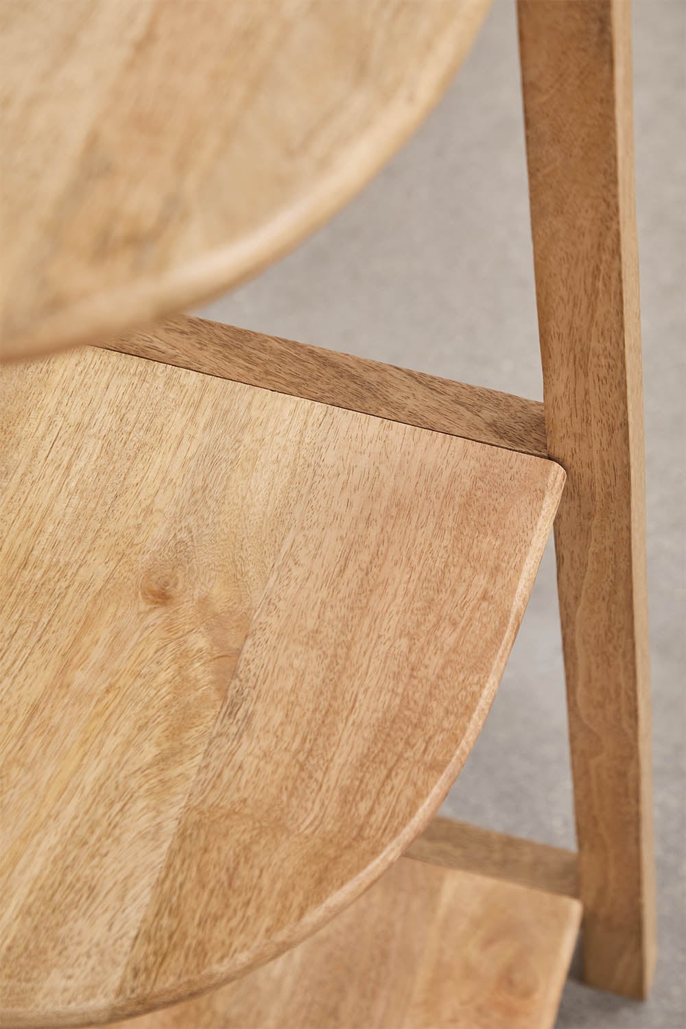 Eckregal aus Mangoholz Shelby, Galeriebild 4
