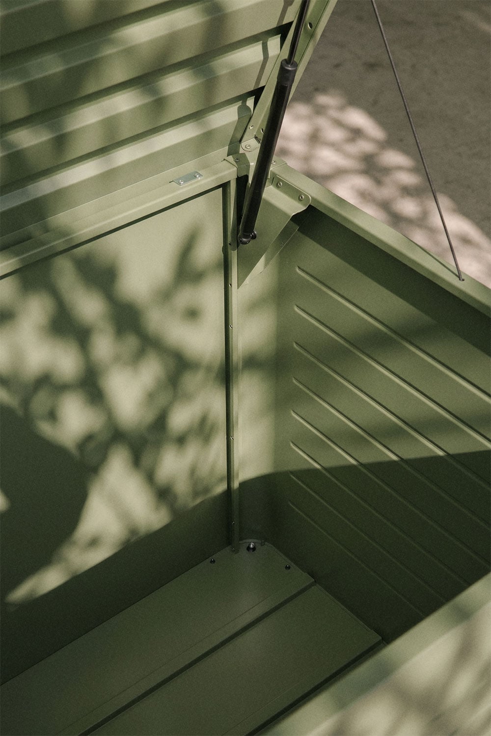 Gartenbox 915 L aus Stahl Intensiv Olivgrün Forzan, Galeriebild 2