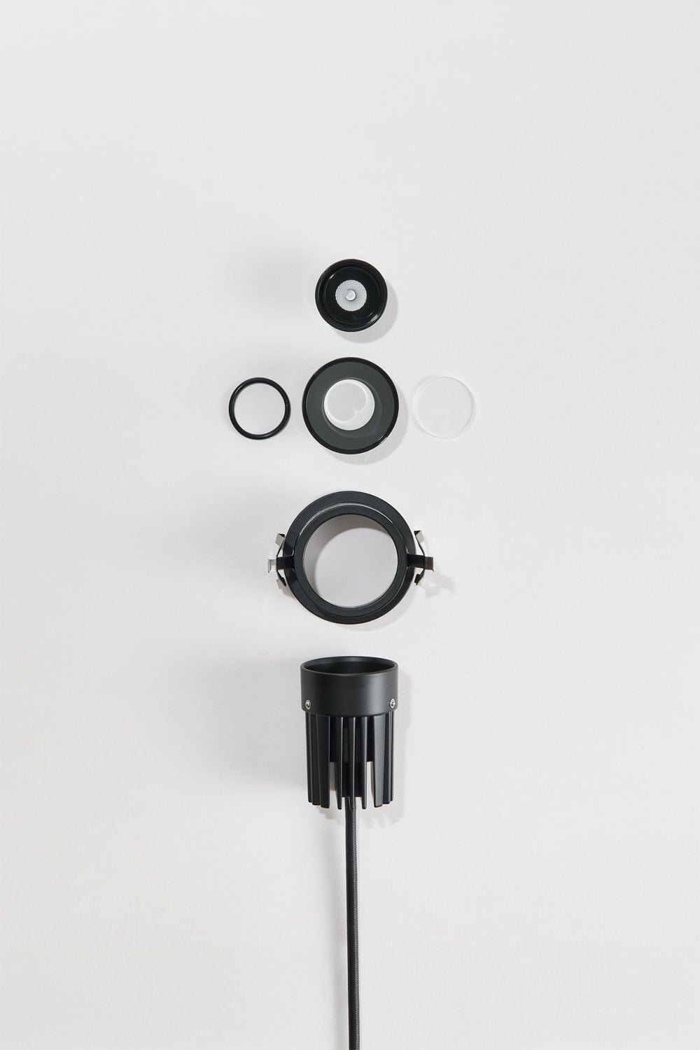 Downlight LED Einbauleuchte mit rundem Rahmen Ø5 cm für den Außenbereich aus Aluminium Luisiana, imagen de galeria 6