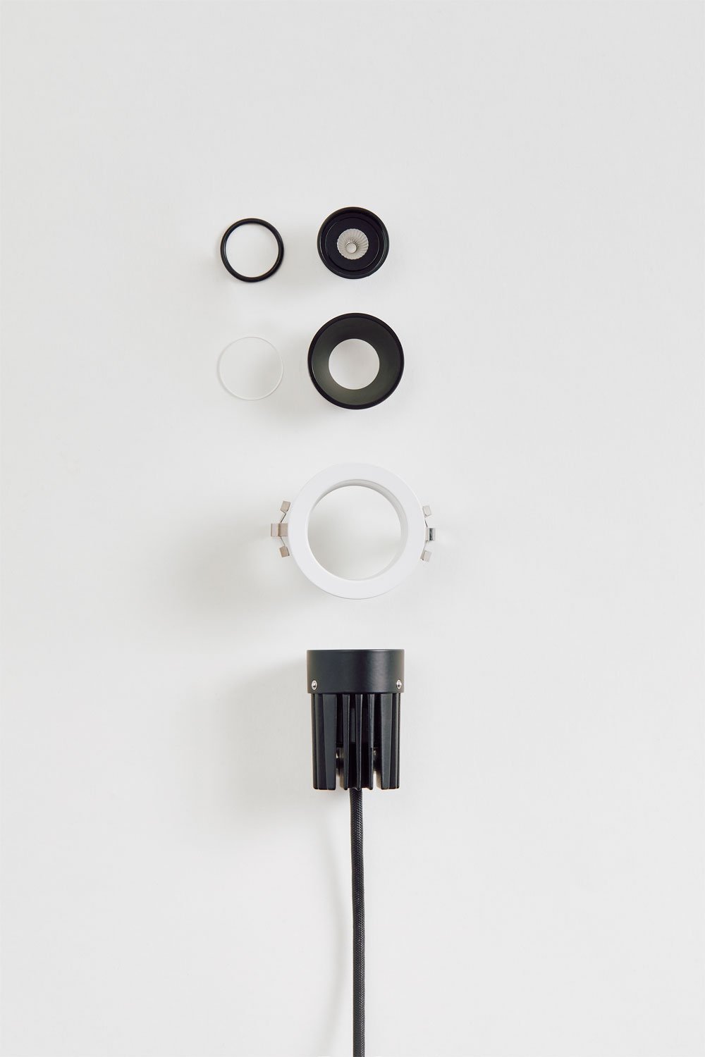 Pack mit 4 LED-Einbau-Downlights mit runden Rahmen Ø5 cm für den Außenbereich aus Aluminium Luisiana, imagen de galeria 6