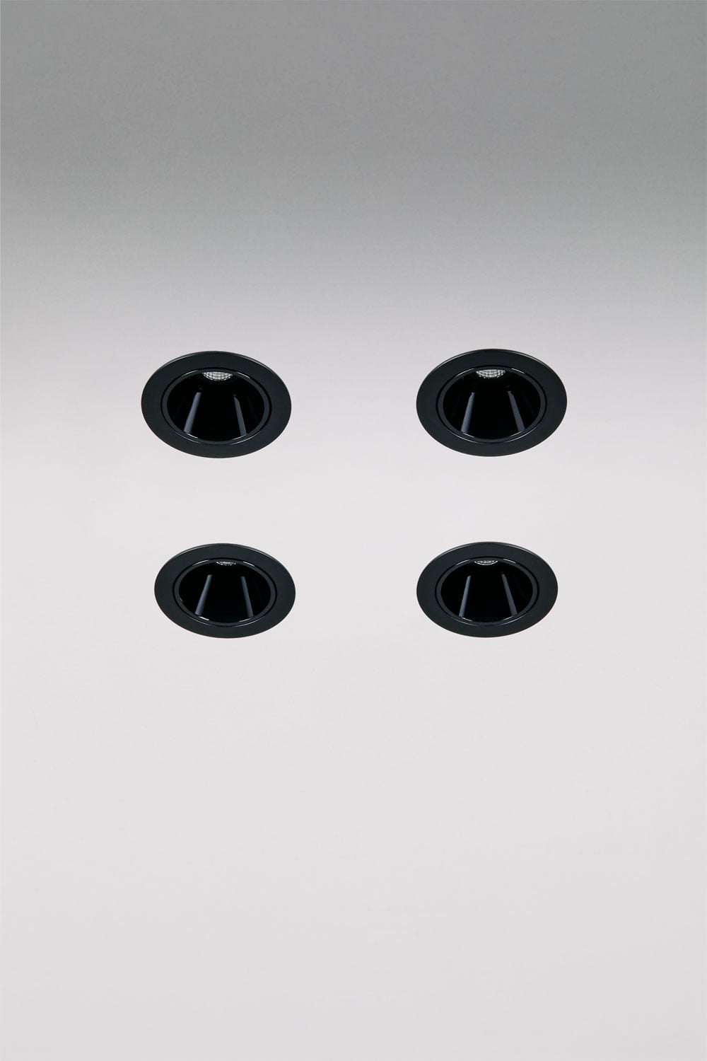 Pack mit 4 LED-Einbau-Downlights mit runden Rahmen Ø5 cm aus Aluminium Luisiana, imagen de galeria 1