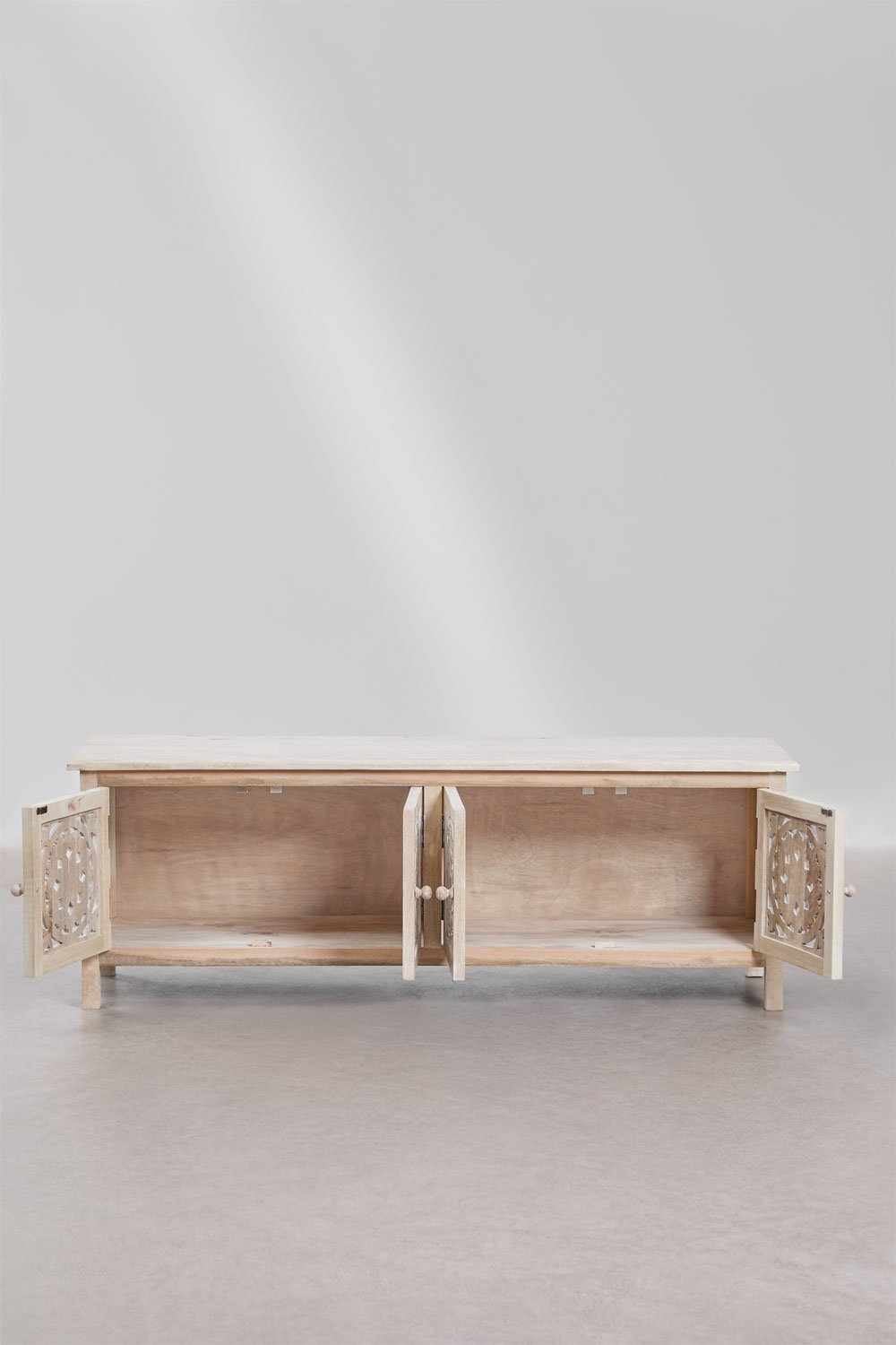 TV-Möbel 145x40 cm aus Mangoholz Ardel, Galeriebild 3