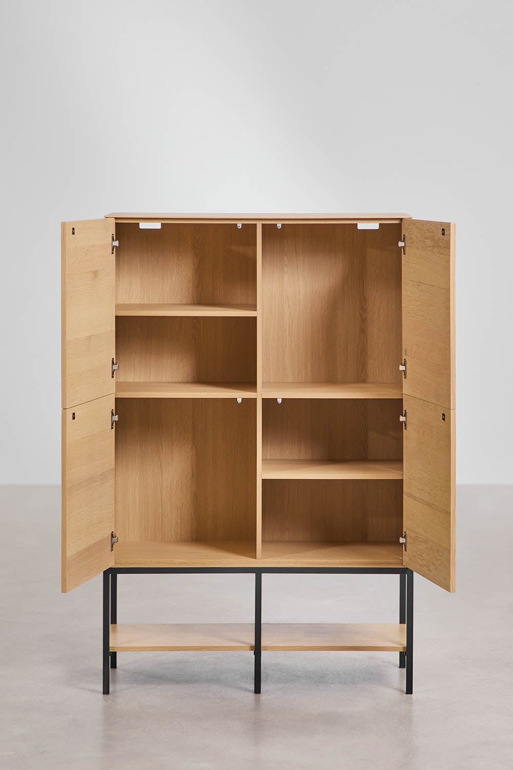 Kleiderschrank aus MDF und Eichenfurnier Bromley, Galeriebild 3